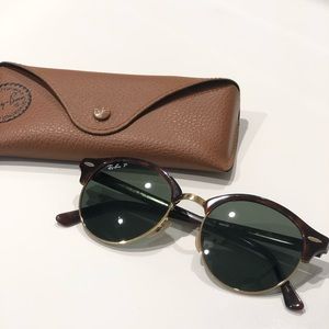 RayBan Tortoise Roundmaster Sunglasses